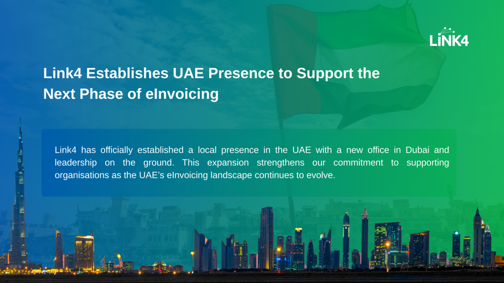 Link4 Establishes UAE Presence to Support the Next Phase of eInvoicing